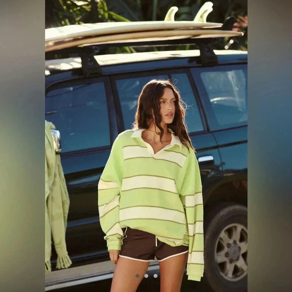 NWT FP Movement Work It Out Printed Pullover - Picture 1 of 5